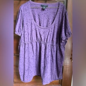 Calvin Klein Jeans Purple Women's Plus Top